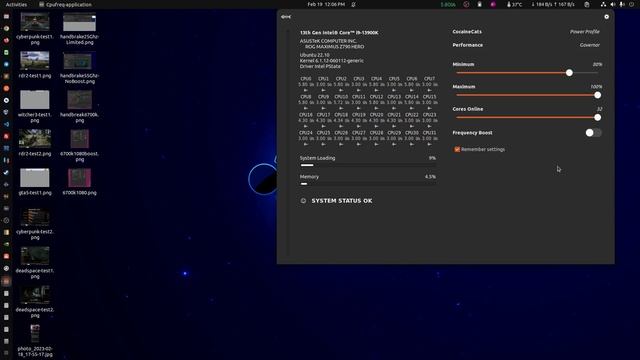 Intel i9 13900K Performance on Linux смотреть онлайн