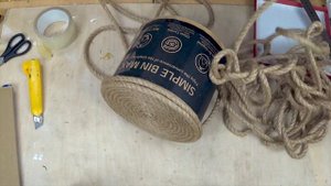 Корзинка из шпагата своими руками