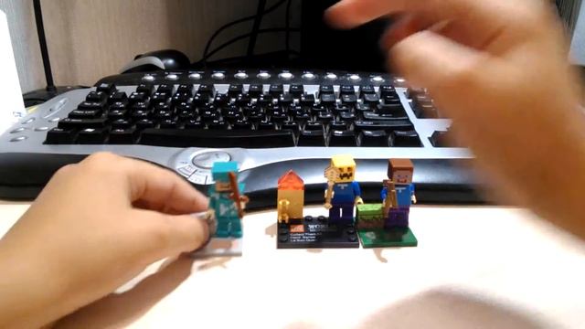 Обзор лего человечков майнкрафт смотреть онлайн