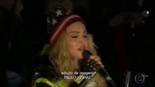 Madonna no Jornal Nacional 08.11.2016