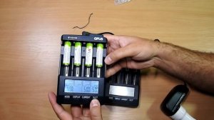 Зарядное устройство OPUS BT-C3100 V2.2 тест ёмкости Аккумуляторов Verbatim Premium AA 2500
