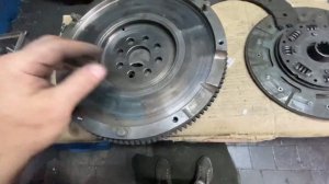 Сцепление BMW М54 реставрация одномасовый маховик
