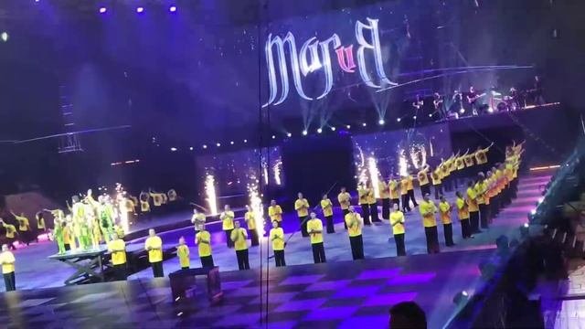 Лужники представление Запашных