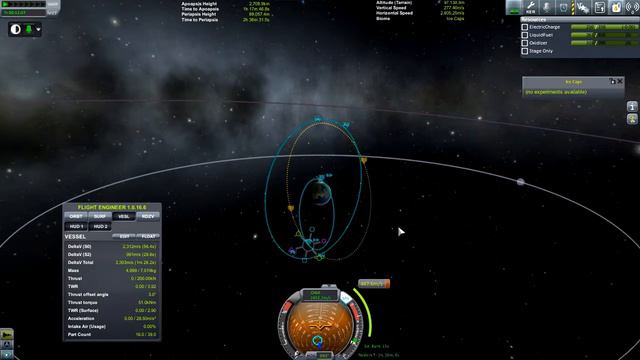 Kerbal Space Program 1.0 - Ep 5: Kerbin Polar Orbit смотреть онлайн