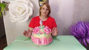 Анонс на платный, авторский мастер класс, по изготовлению торта-светильника!