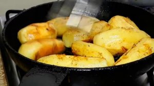 Варенная картошка с Румяной Корочкой и с Сыром / ЭТО ВКУСНО!