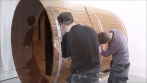 Сборка бани-бочка в Ростове на Дону