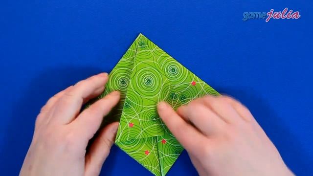 Простая Елка из бумаги ❄ Оригами поделки на Новый Год ❄ Елка своими руками