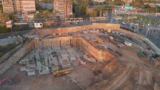 Освоение территории 4 ГПЗ / строительство ЖК Баланс Тауэрс / Октябрьский район /  г. Самара / Russi