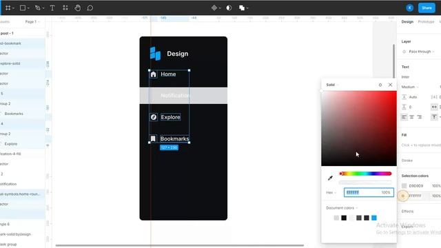 SideBar UI/UX design with Figma смотреть онлайн