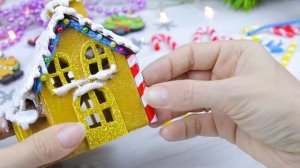 10 ИДЕЙ поделок на Новый Год своими руками Миниатюрный новогодний декор DIY