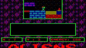 Электроника БК-0010, игра Aliens