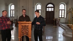 Трио СПАС - От восток солнца до запад, встреча архиерея (муз. архим. Матфея Мормыля)