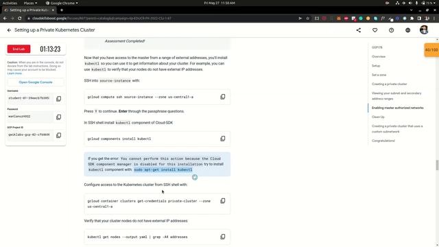 Setting up a Private Kubernetes Cluster | Lab 7 | GSP178 | Cloud Seekho | Season 4