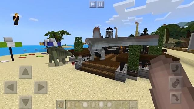Jurassic Craft Addon | Minecraft PE Gameplay Walkthrough смотреть онлайн
