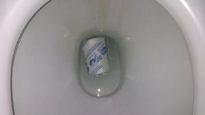 Тест растворимой туалетной бумаги