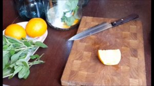 АПЕЛЬСИНОВОЕ МОХИТО с мятой.На березовом соке.Обалденный вкус