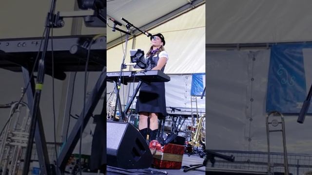 Mollie B plays 14 instruments IN ONE SONG and singing with SqueezeBox (2018) смотреть онлайн