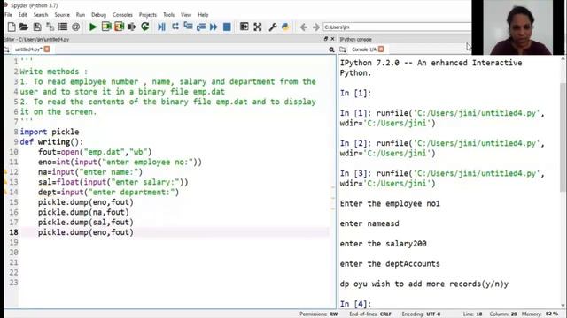 File Handling in Python - Binary Files - Part 1(Class XII)