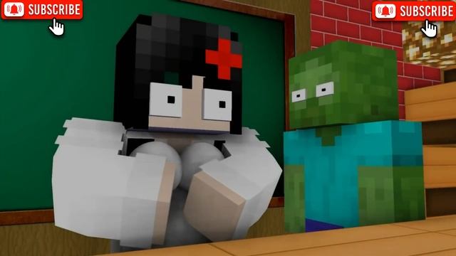 Minecraft Monster School Funny Animation Hilarious Adventures in the Classroom смотреть онлайн