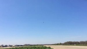 Посадка на авторотации, с полностью выключенными двигателями, К/В Бавсун В.Н.