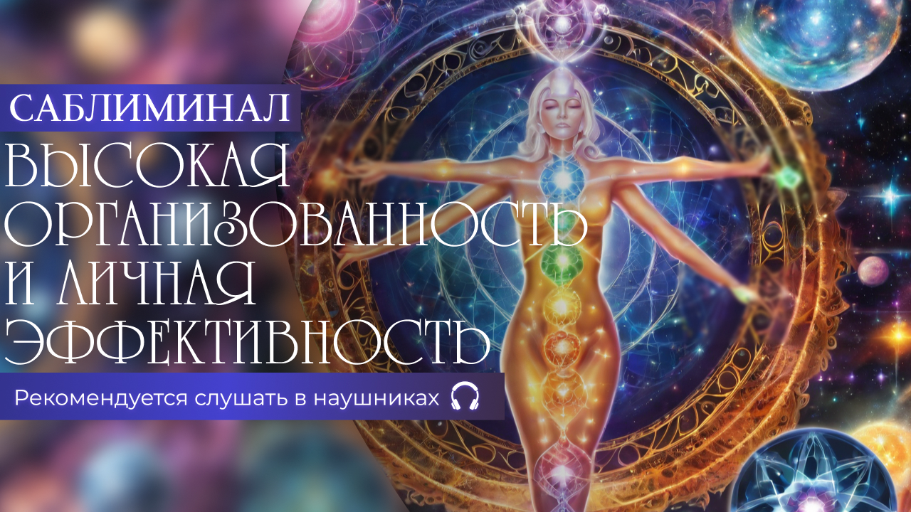 Саблиминал: Высокая организованность и личная эффективность