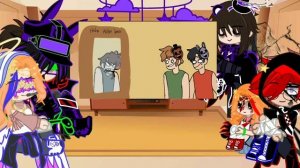 °Aftons react to FNAF 4 Tormentors memes //Part 2//°FNAF x Gacha°//°