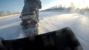 BRP Lynx Commander 800 R E-TEC :Выезд на реку