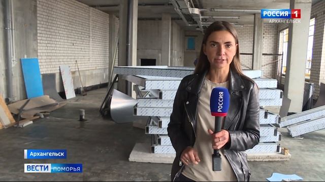 Здание нового речного вокзала в Архангельске готово на 80 процентов смотреть онлайн