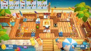 Overcooked! 2 | Surf 'n' Turf 3 Stars ★ | Level 3-2