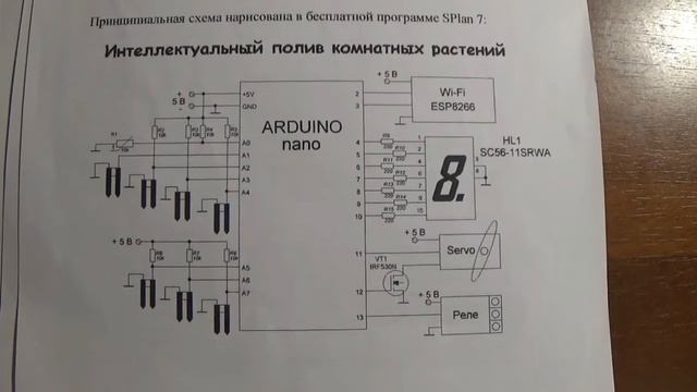 Интелектуальный полив комнатных растений