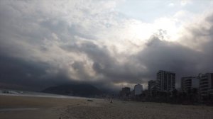 Walking Ipanema Beach Rio De Janeiro Brazil