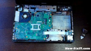 Toshiba Satellite L650, L655 Disassembly, Fan Cleaning and Thermal Paste Replacement