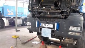 Man TGS 35.400 - replaced the cab torsion bar