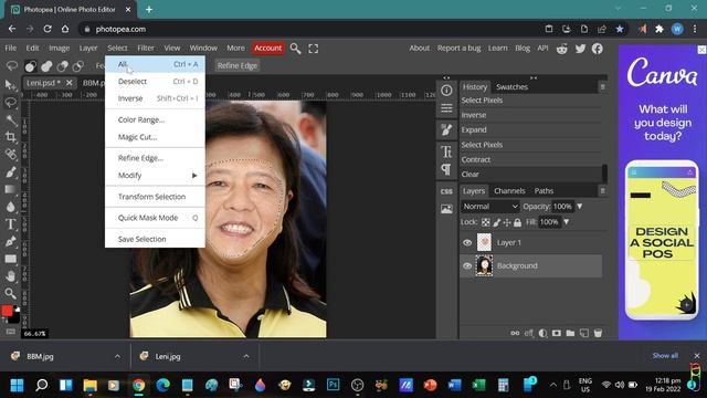 Face Swap Using PhotoPea смотреть онлайн