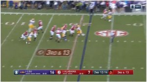 Jerry Jeudy catches, makes defenders miss against LSU (2019)