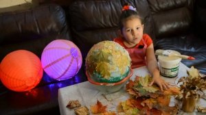 DIY/НЕОБЫЧНАЯ ПОДЕЛКА ИЗ ЛИСТЬЕВ/ВАЗА ИЗ ЛИСТЬЕВ своими руками