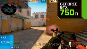 CS:GO : GTX 750 Ti + i5-12400f