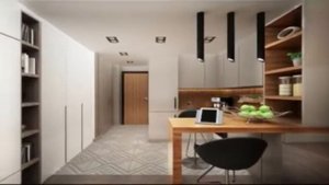 Классическое оформление квартиры-студии 20м2