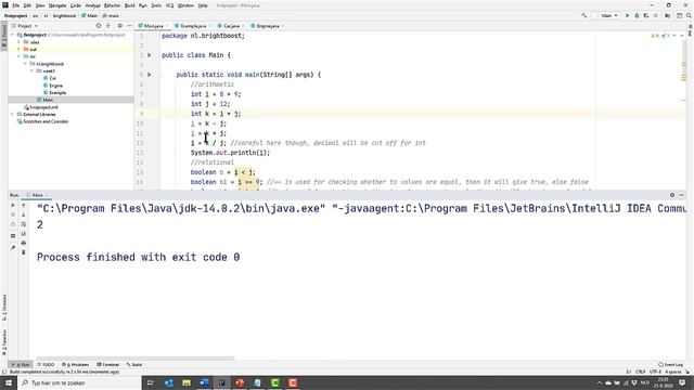 Java operators