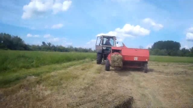 Юмз с роторной косилкой . Весь процес. Покос. Ворошение. Пресование .Юмз-6 смотреть онлайн