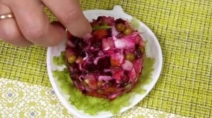 Селедка  Свекла Сыр Огурец Зеленый Лук/Бутерброд /Закуска/ Рецепт с селедкой/ Винегрет традиционный