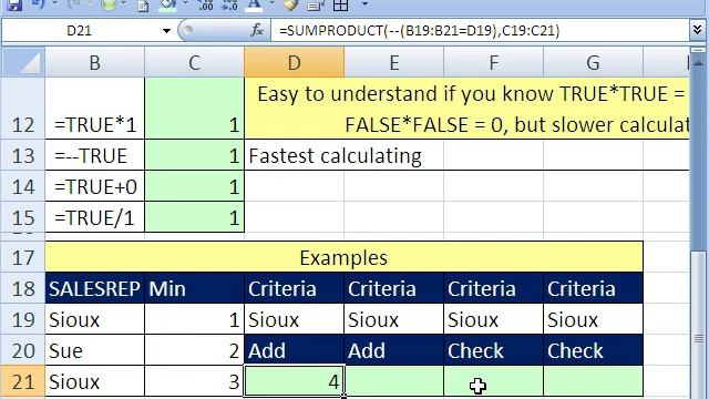 Excel Magic Trick 314: Convert TRUE & FALSE to 1 and 0 смотреть онлайн