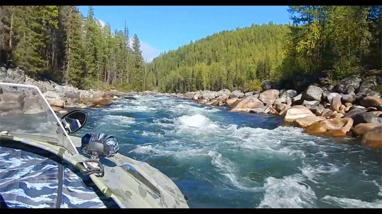 По диким рекам Тувы на Аэролодках Пиранья (Аэротрейд). Часть 1. Аэролодка Пиранья - 6K смотреть онлайн