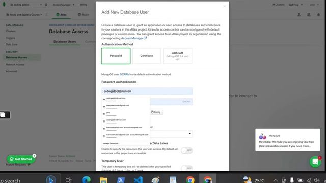 MongoDB setup For Projects