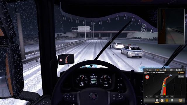 Euro Truck Simulator 2✅ВНЕЗАПНО ВЫПАЛ СНЕГ✅СПБ-ВЫБОРГ смотреть онлайн