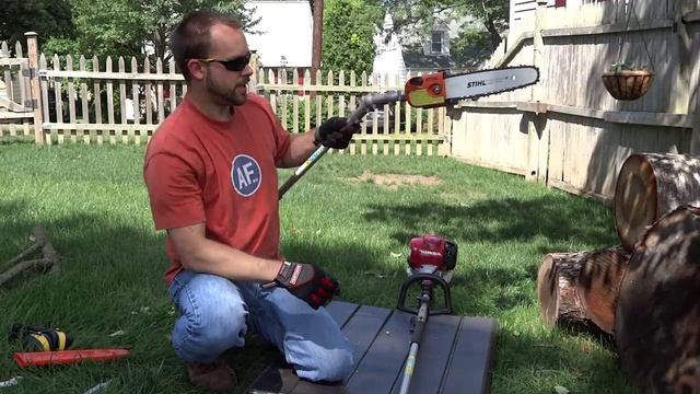 Stihl 30° Angle Drive and HT/HL-KM CFK Shaft Extension смотреть онлайн