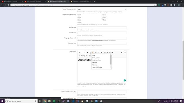 Spigot Plugin Development - 20 - Uploading Your Plugin смотреть онлайн