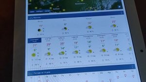 Погода&Радар  Устанавливаем в планшет погодный информатор с виджетом