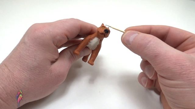 ЛЕПИМ СОБАКУ ПОРОДЫ СТАФФОРДШИРСКИЙ ТЕРЬЕР ИЗ ПЛАСТИЛИНА | PLASTICINE DOG STAFFORDSHIRE TERRIER смотреть онлайн